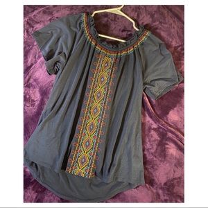 loose fitting blouse
